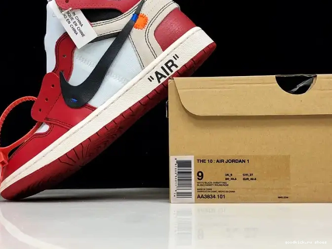 Cheap 1 The Ten Retro Air AA3834-101 Jordan Chicago Off-White 0513
